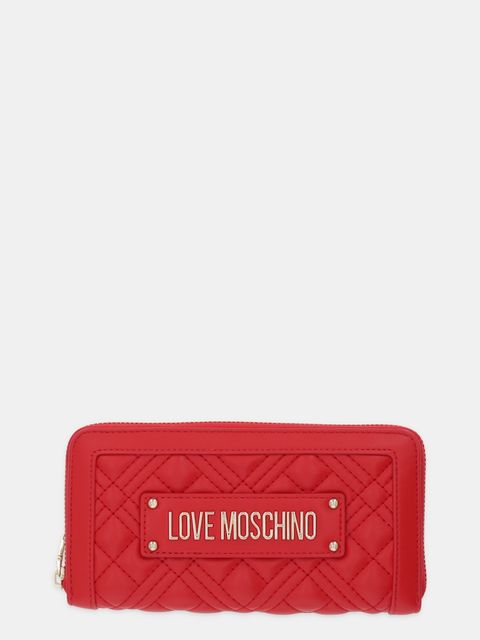Love Moschino portfel damski kolor czerwony JC5600PP0NLA0500 - zdjęcie produktu nr 1