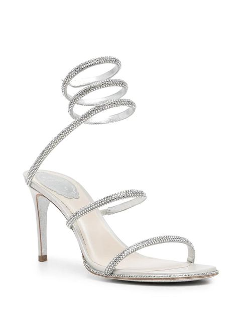 René Caovilla Cleo wrap sandals - Silver - zdjęcie produktu nr 2