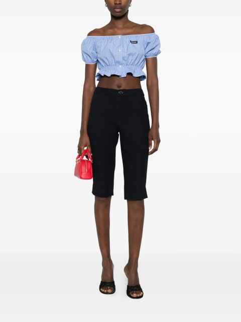 Miu Miu checked shirt - Blue - zdjęcie produktu nr 2