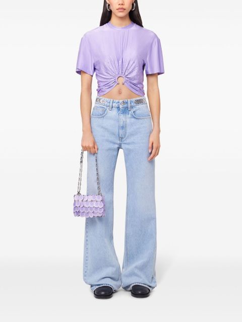 Rabanne piercing T-shirt - Purple