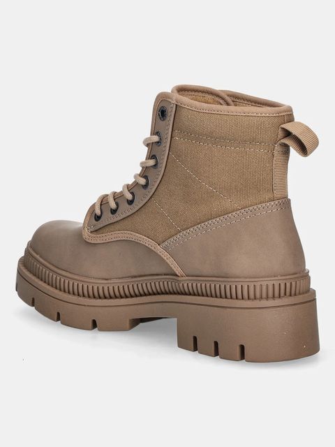 G-Star workery HUNTINGTON MID BSC W damskie kolor beżowy na płaskim obcasie D28181-01-5062 - zdjęcie produktu nr 2