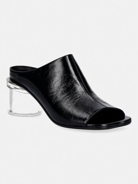 MM6 Maison Margiela klapki skórzane - zdjęcie produktu nr 1