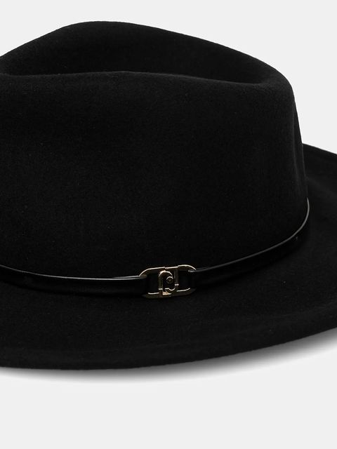 Liu Jo kapelusz wełniany kolor czarny 2F5054.T0300