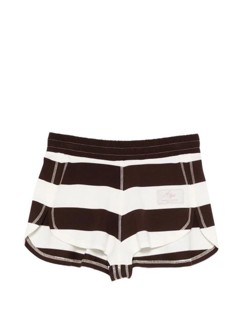 Alysi striped shorts - Brown - zdjęcie produktu nr 1