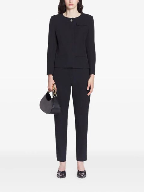 Lanvin pleated cotton trousers - Black - zdjęcie produktu nr 2