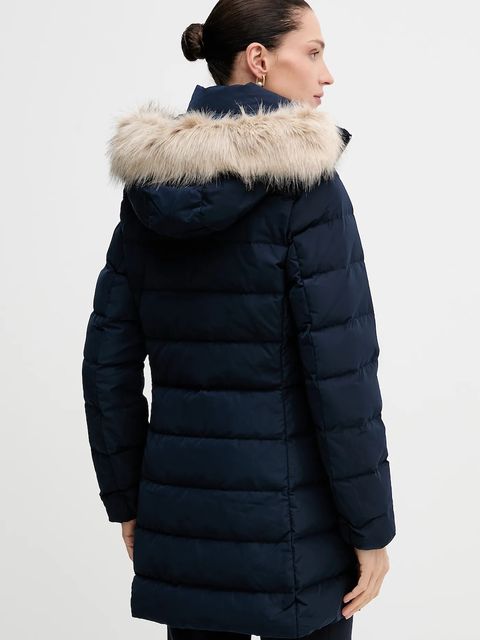 Tommy Hilfiger kurtka puchowa kolor granatowy zimowa WW0WW47540 - zdjęcie produktu nr 2