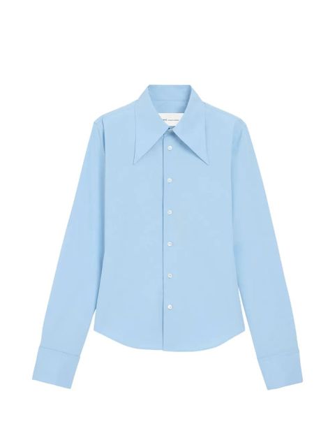 AMI Paris straight point-collar shirt - Blue - zdjęcie produktu nr 1