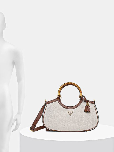 Guess torebka ZABRY kolor brązowy HWBA92 33070