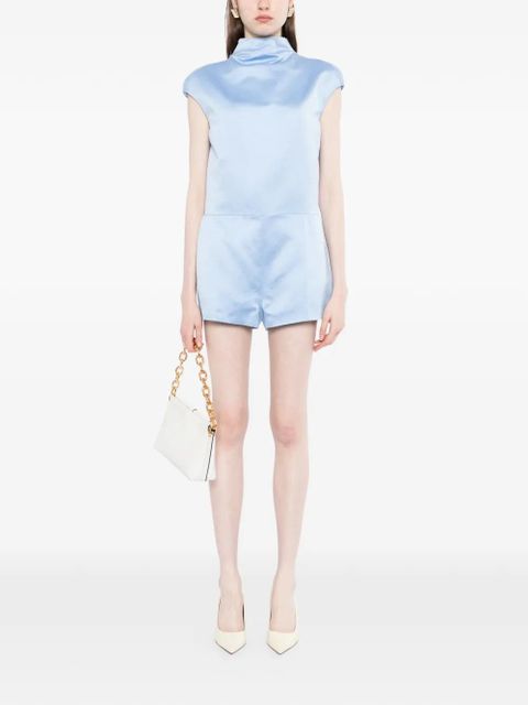 TOM FORD high-neck jumpsuit - Blue