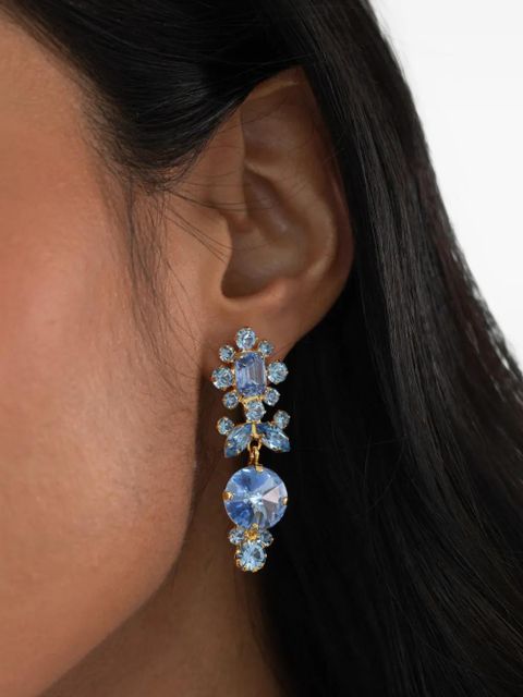 Jennifer Behr Albertina crystal-embellished earrings - Gold - zdjęcie produktu nr 2