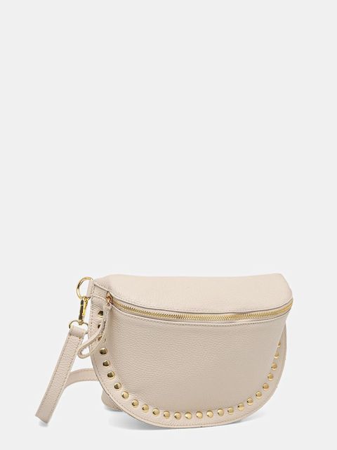 Answear.LAB torebka skórzana kolor beżowy