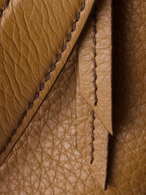 Prada Aimèe large leather shoulder bag - Brown