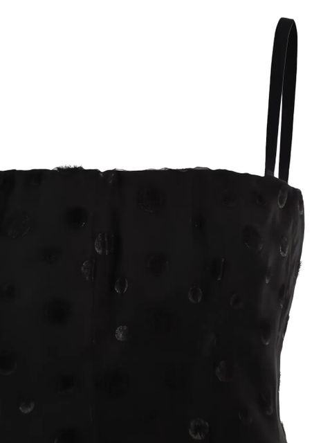 Sportmax polka-dot mini dress - Black