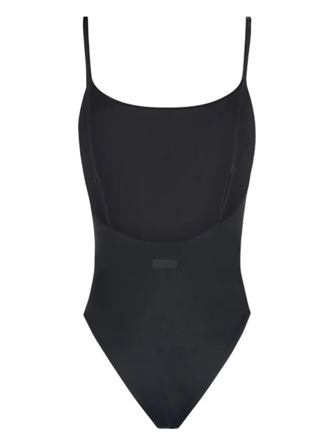MC2 Saint Barth Cecille zebra strass swimsuit - Black