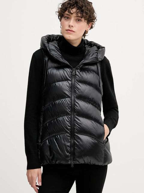 Geox bezrękawnik BLEYZE kolor czarny przejściowy W5628C T3121 - zdjęcie produktu nr 1