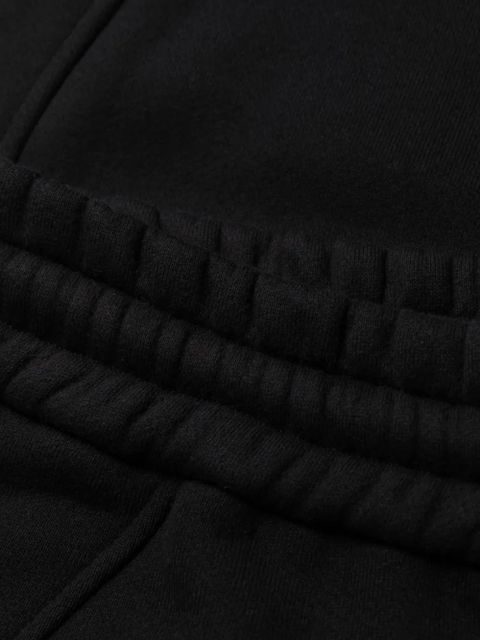 Off-White piping-detail cotton track pants - Black