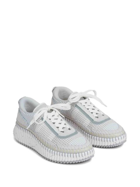 Chloé Nama mesh-panelled sneakers - Grey - zdjęcie produktu nr 2