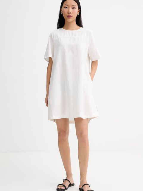 Marc O'Polo sukienka letnia z lnem - zdjęcie produktu nr 1