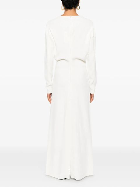 TOTEME long-sleeve maxi dress - White