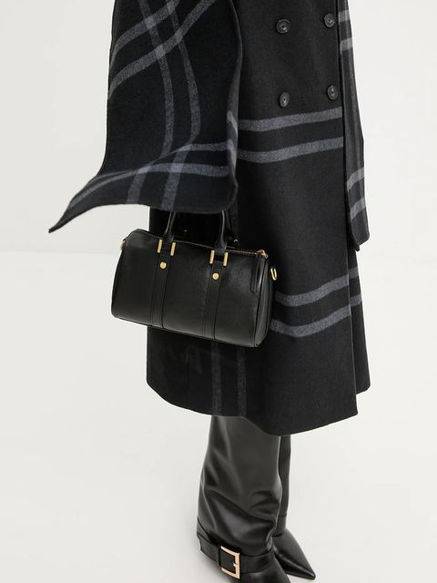 Answear.LAB płaszcz wełniany kolor granatowy