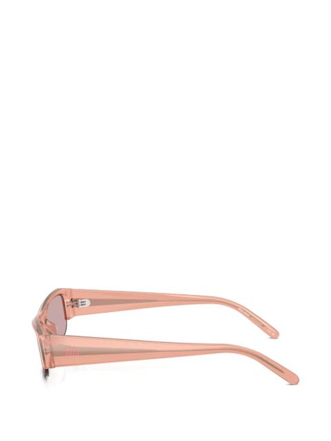 Miu Miu Eyewear rectangle-frame sunglasses - Pink