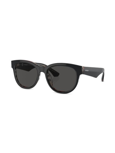Burberry Eyewear wayfarer-frame sunglasses - Black - zdjęcie produktu nr 2