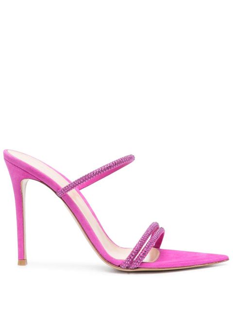 Gianvito Rossi Cannes 105mm mules - Pink - zdjęcie produktu nr 1