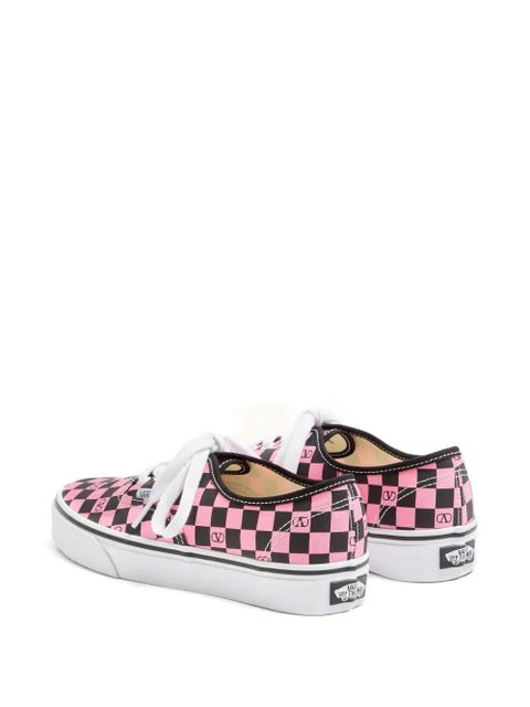 Valentino Garavani x Vans VLogo Checkerboard-print sneakers - Pink