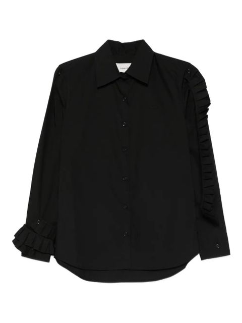 Coperni ruffle-detailing shirt - Black - zdjęcie produktu nr 1