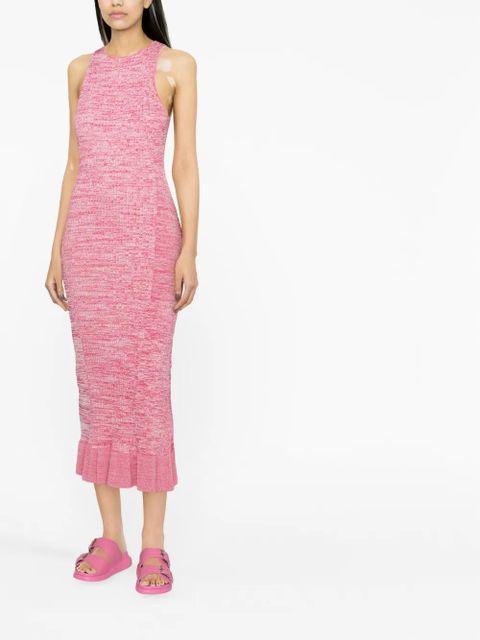 GANNI knitted midi dress - Pink - zdjęcie produktu nr 2