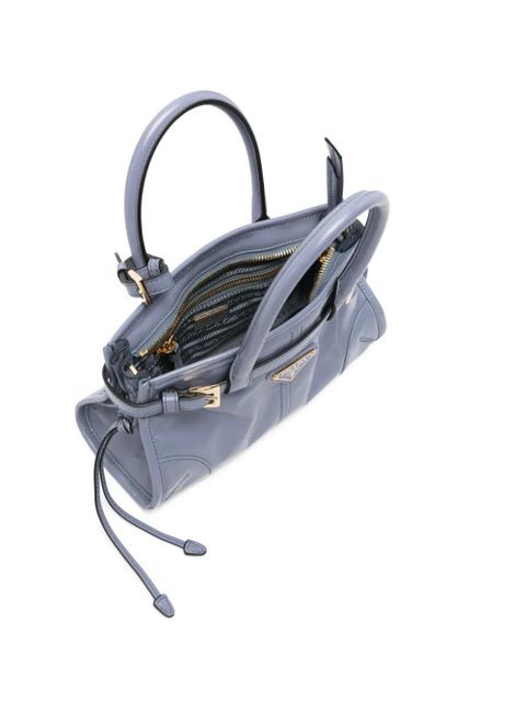 Prada buckle tote bag - Blue