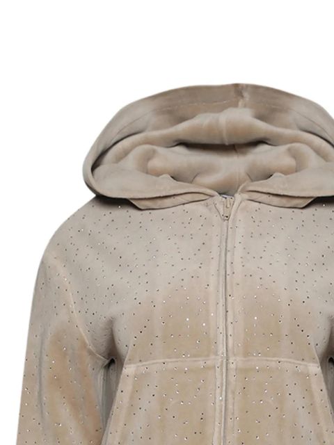 Alexander Wang embellished hoodie - Neutrals