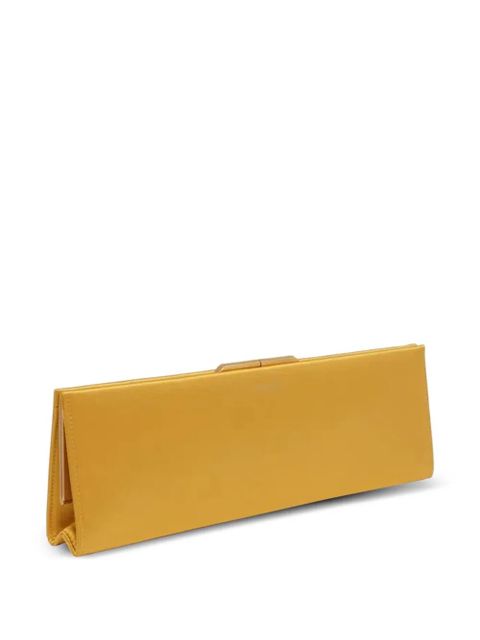 Saint Laurent large Midnight rectangular-shaped clutch bag - Yellow