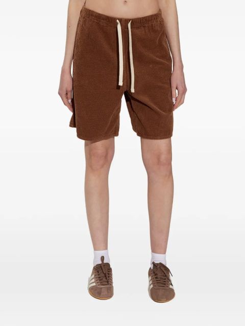 American Vintage Padow drawstring corduroy shorts - Brown