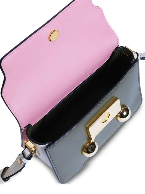 Marni colourblock turn-lock crossbody bag - Green