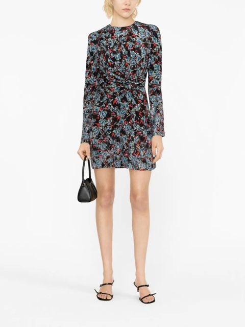 Zadig&Voltaire Radar floral-print embellished silk minidress - Black - zdjęcie produktu nr 2