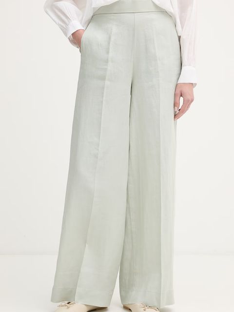 United Colors of Benetton spodnie damskie lniane - zdjęcie produktu nr 1