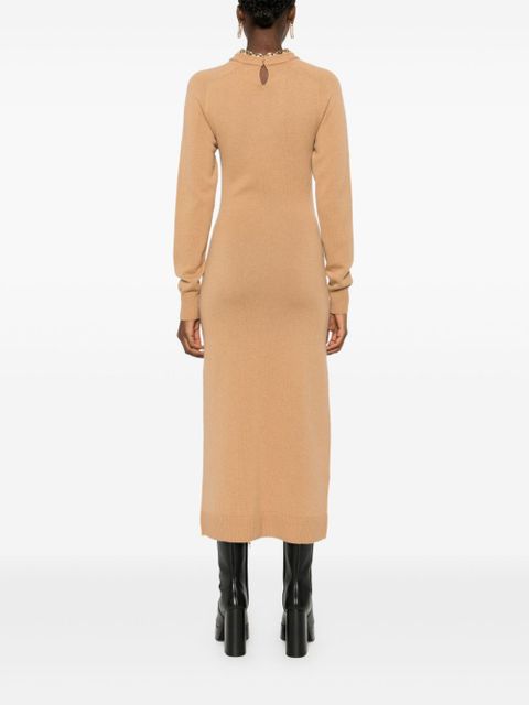 Rabanne chain-embellished dress - Neutrals