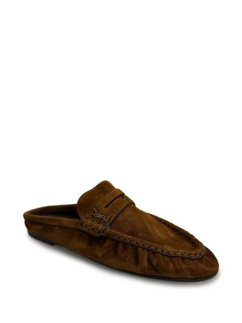 Saint Laurent Le Loafer mules loafers - Brown - zdjęcie produktu nr 1