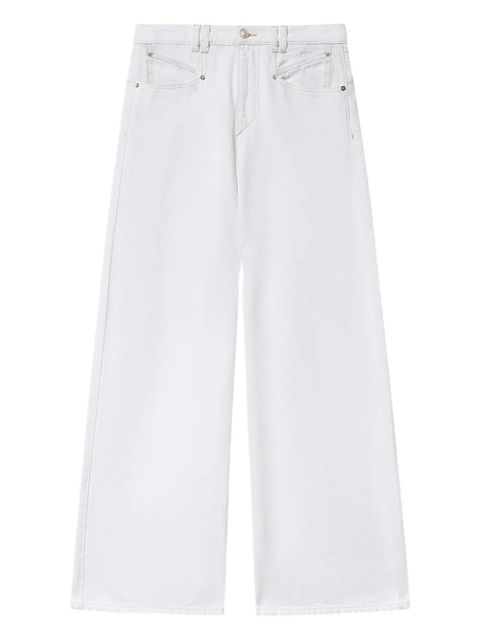 ISABEL MARANT Lemony pocket jeans - White - zdjęcie produktu nr 1