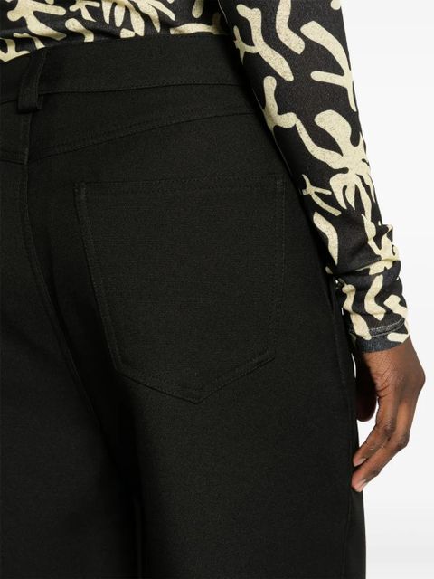 Nanushka Vidia straight-leg trousers - Black