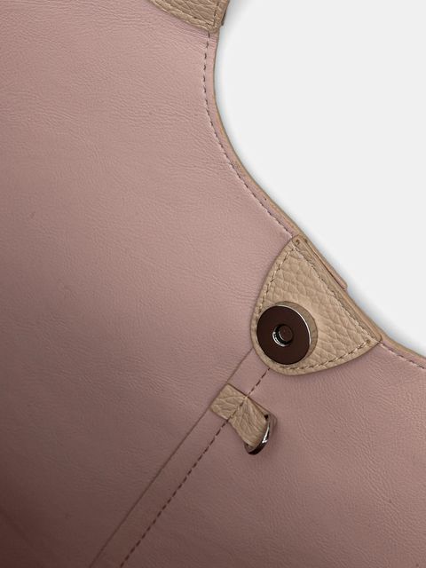 Coccinelle torebka zamszowa kolor beżowy E1.THE.11.01.01