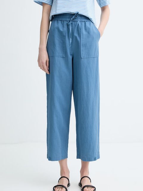 Marc O'Polo spodnie damskie lniane - zdjęcie produktu nr 1