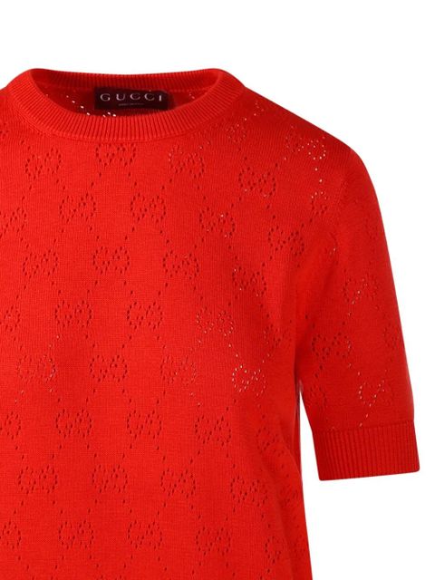Gucci short-sleeve knitwear - Red