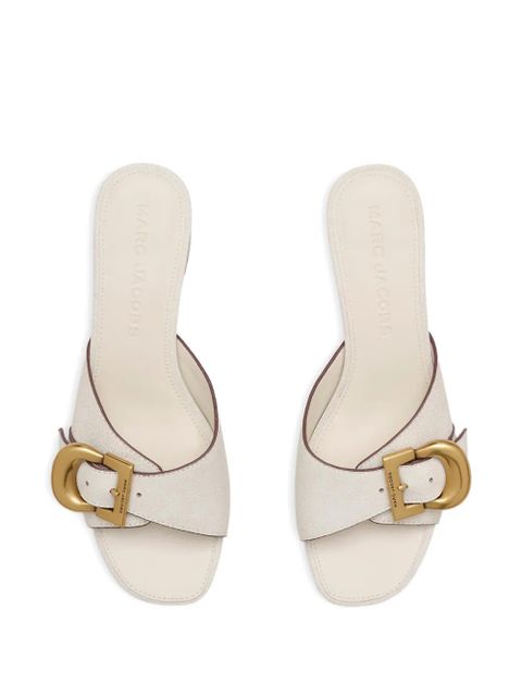 Marc Jacobs buckle-detail heeled sandals - Neutrals