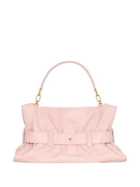 Balmain medium Anthem bag in smooth leather - Pink
