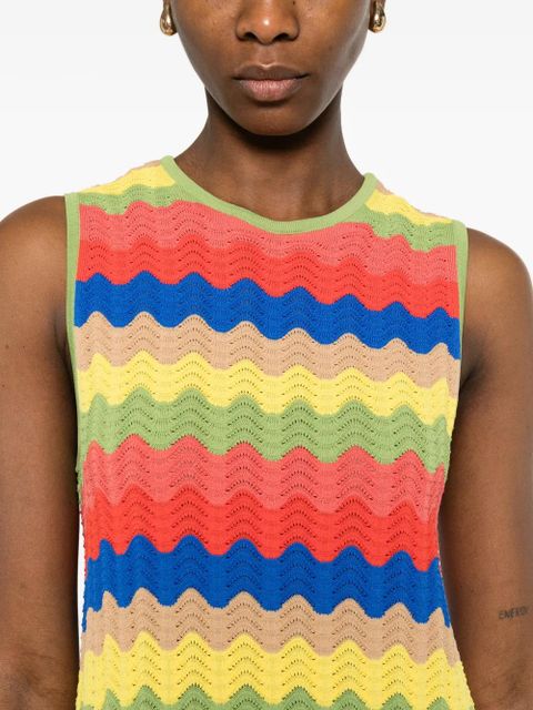 Simon Miller wave mini dress - Red