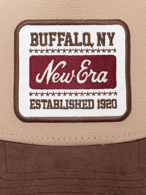 New Era czapka z daszkiem PATCH SUEDE E-FRAME