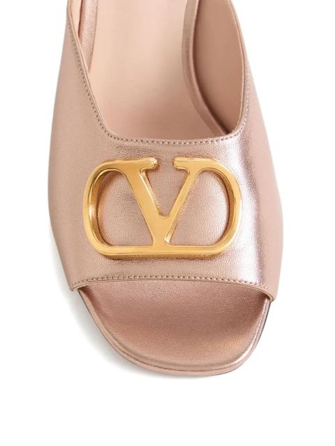 Valentino Garavani 80mm Vlogo Signature sandals - Pink