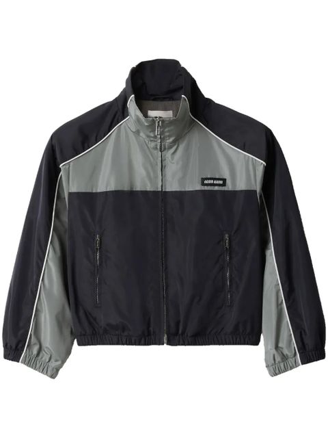 Miu Miu zip-up jacket - Blue - zdjęcie produktu nr 1